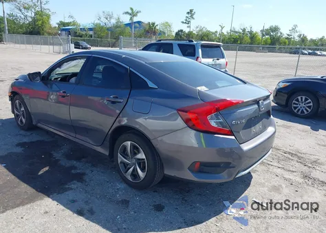 2020 Honda Civic Lx из США, поврежденный, VIN 2HGFC2F69LH588815